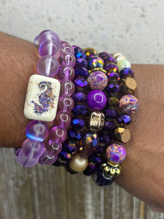 Royal focus bracelet set