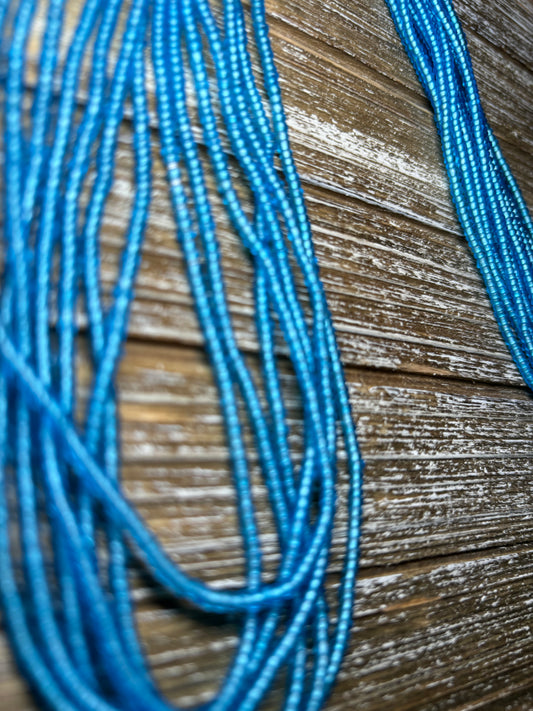 Authentic African blue waistbead